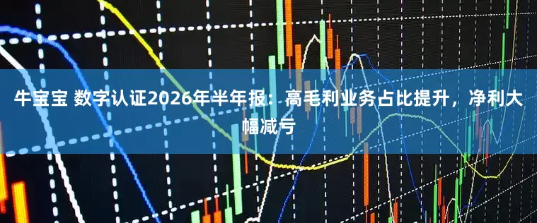 牛宝宝 数字认证2026年半年报：高毛利业务占比提升，净利大幅减亏